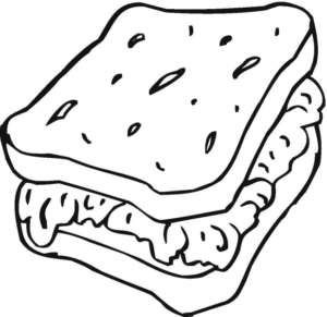 Disegno di fast food da stampare e colorare 25