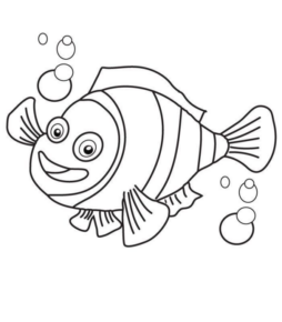 Disegno di Alla ricerca di Nemo da stampare e colorare 12