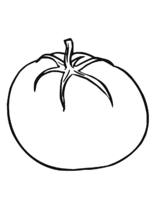 Disegno di pomodoro da stampare e colorare 8