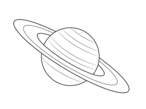 Disegno di pianeta da stampare e colorare 33