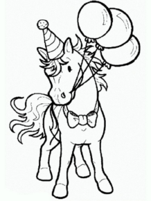 Disegno di cavallo da stampare e colorare 144