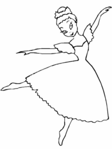 Disegno di danza da stampare e colorare 18