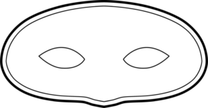 Disegno di maschera da stampare e colorare 83