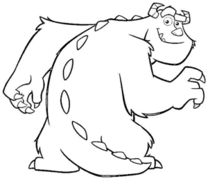 Disegno di Monsters & Co da stampare e colorare 21 Disegno di Monsters & Co da stampare e colorare 21