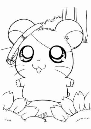Disegno di Hamtaro da stampare e colorare 7