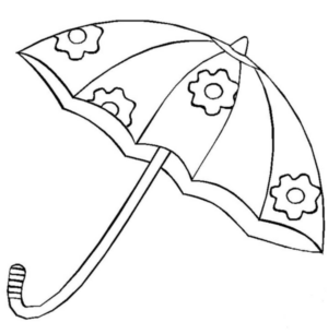 Disegno di pioggia da stampare e colorare 55