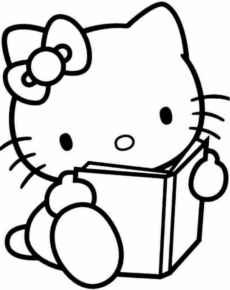 Disegno di Hello Kitty da stampare e colorare 210