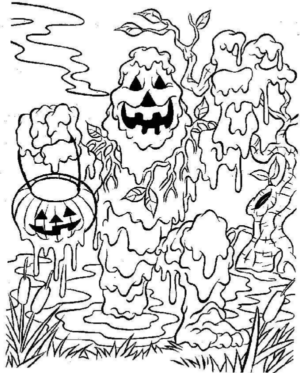 Disegno di zucca di Halloween da stampare e colorare 61 Disegno di zucca di Halloween da stampare e colorare 61