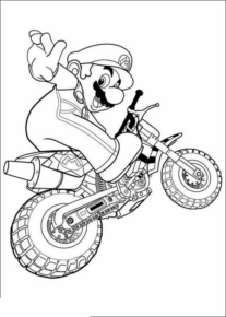 Disegno di Super Mario da stampare e colorare 23