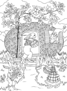 Disegno di uovo di Pasqua da stampare e colorare 54