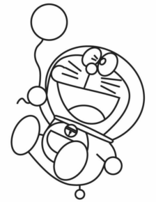 Disegno di Doraemon da stampare e colorare
