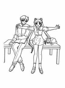 Disegno di Sailor Moon da stampare e colorare 65