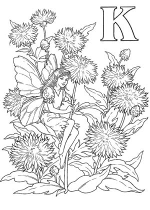 Disegno di fata da stampare e colorare 23