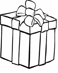 Disegno di regalo da stampare e colorare 35