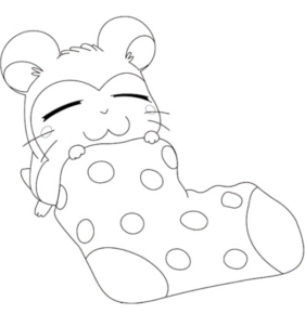 Disegno di Hamtaro da stampare e colorare 6