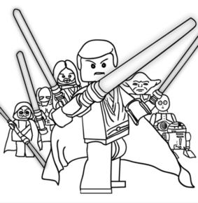 Disegno di LEGO Star Wars da stampare e colorare 20 Disegno di LEGO Star Wars da stampare e colorare 20