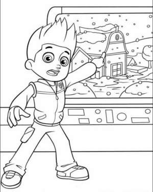 Disegno di bambino da stampare e colorare 2