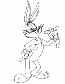 Disegno di Bugs Bunny da stampare e colorare 21