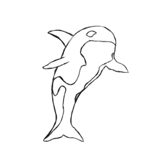 Disegno di delfino da stampare e colorare 32