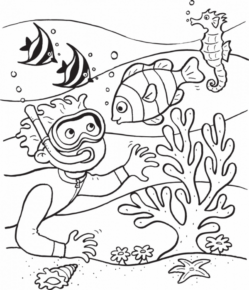 Disegno di mare da stampare e colorare 67