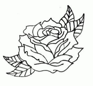 Disegno di fiore da stampare e colorare 132