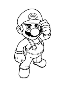 Disegno di Super Mario da stampare e colorare 87