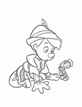 Disegni di Pinocchio da colorare
