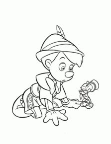 Disegno di Pinocchio da stampare e colorare 25
