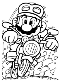 Disegno di Super Mario da stampare e colorare 124