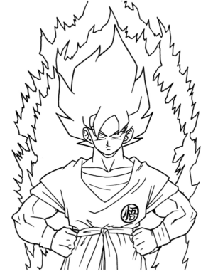 Disegno di Dragon Ball da stampare e colorare 127