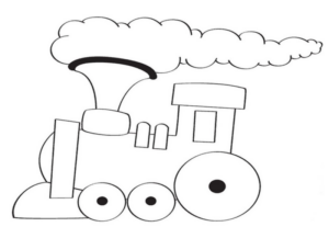 Disegno di treno da stampare e colorare 104