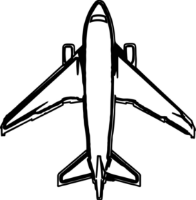 Disegno di aereo da stampare e colorare 67
