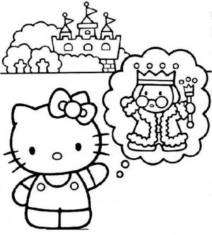 Disegno di Hello Kitty da stampare e colorare 165