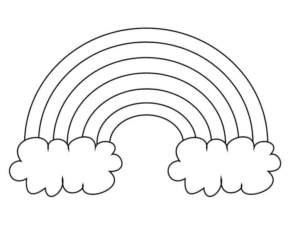 Disegno di arcobaleno da stampare e colorare 36