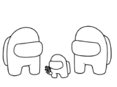 Disegni di Among Us da colorare