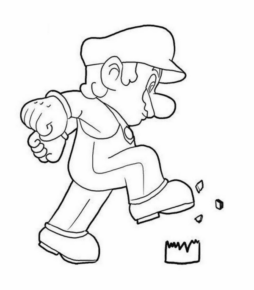 Disegno di Super Mario da stampare e colorare 31
