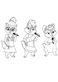 Disegno di Alvin da stampare e colorare 7