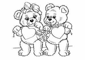 Disegno di San Valentino da stampare e colorare 30 Disegno di San Valentino da stampare e colorare 30