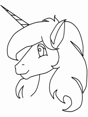 Disegno di unicorno da stampare e colorare 96
