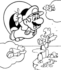 Disegno di Super Mario da stampare e colorare 37