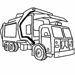 Disegno di mezzo da lavoro da stampare e colorare 89 Disegno di mezzo da lavoro da stampare e colorare 89