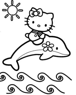 Disegno di Hello Kitty da stampare e colorare 167