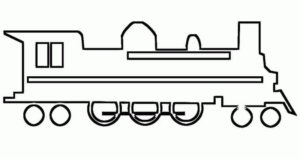 Disegno di treno da stampare e colorare 93
