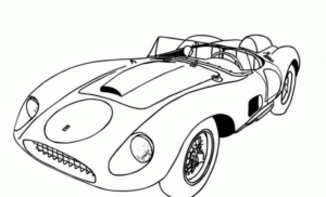 Disegno di automobile da stampare e colorare 150