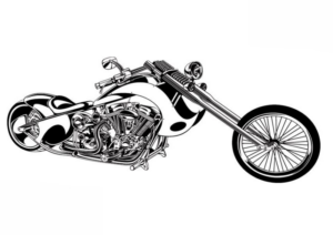 Disegno di moto da stampare e colorare 31