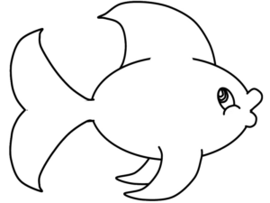 Disegno di pesce da stampare e colorare 202
