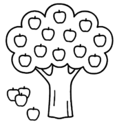 Disegni di Alberi da colorare