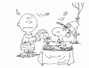 Disegno di Snoopy da stampare e colorare 42
