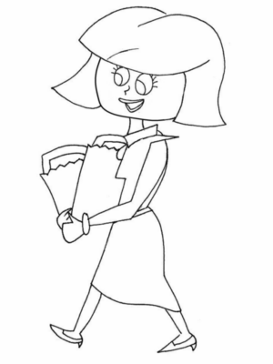 Disegno di infermiere da stampare e colorare 16