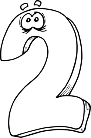 Disegno di numero da stampare e colorare 31